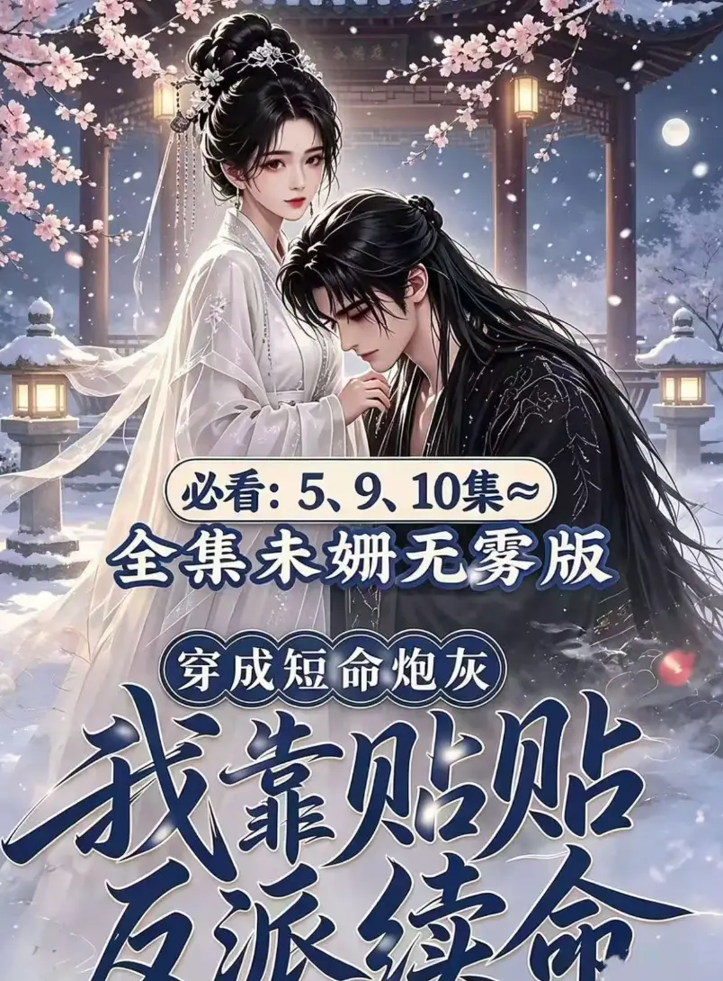 穿书炮灰抱对腿续命-《穿成短命炮灰，我靠贴贴反派续命》AI漫剧黄果版去雾全集-百度迅雷网盘免费分享